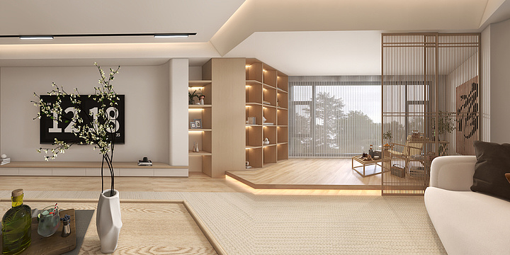 设计师孙君-北欧客餐厅-装修设计方案