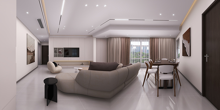 小曾装修设计工作室-中达诚府-装修设计方案