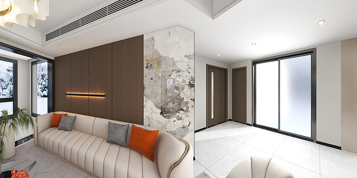 小胖子堆雪人-鑫城汇长安苑-装修设计方案