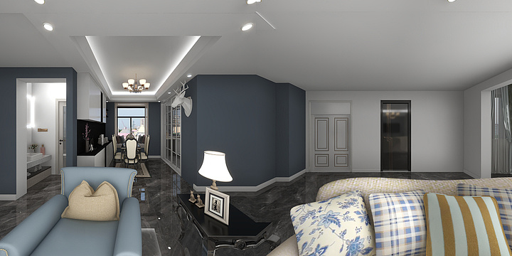 韦祥瑞9527-122㎡3室-装修设计方案