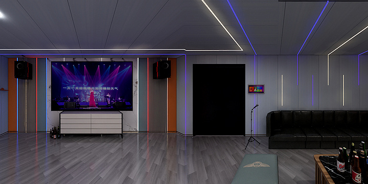 祥云装饰空间设计-方总ktv-装修设计方案