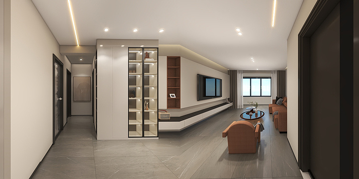 南了个南设计-杉杉城106-装修设计方案