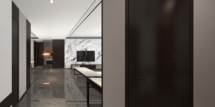 俗世中的旅客-武威新中式-装修设计方案