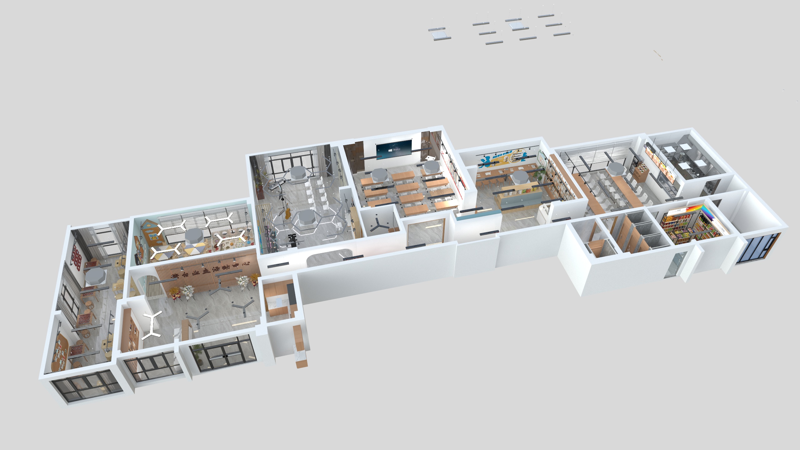 胡小辉-紫台业主活动中心-装修设计方案