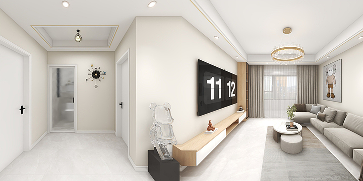 昆山市艺大利装饰-裕景园15-801-装修设计方案