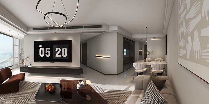 铜川设计师-焦向明-绿地不夜城-装修设计方案