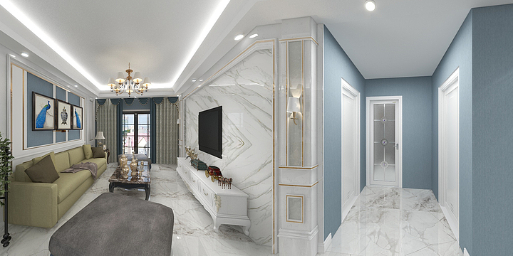 北辰-欧式风格-装修设计方案