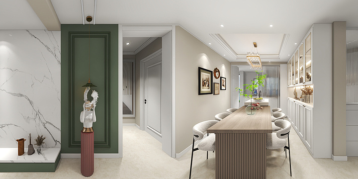 马克设计装饰-有色家园 11-2-402 热孜万 古丽-装修设计方案