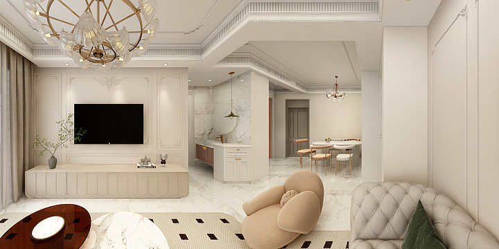 顶层设计工作室-保利梧桐语22-1105室-装修设计方案