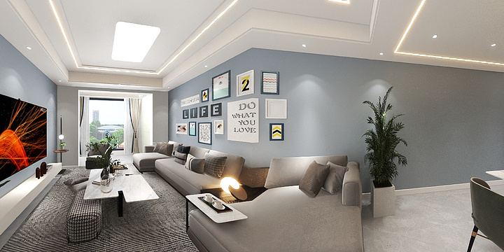 爱读书的阿满-阳光生态城杨青松-装修设计方案