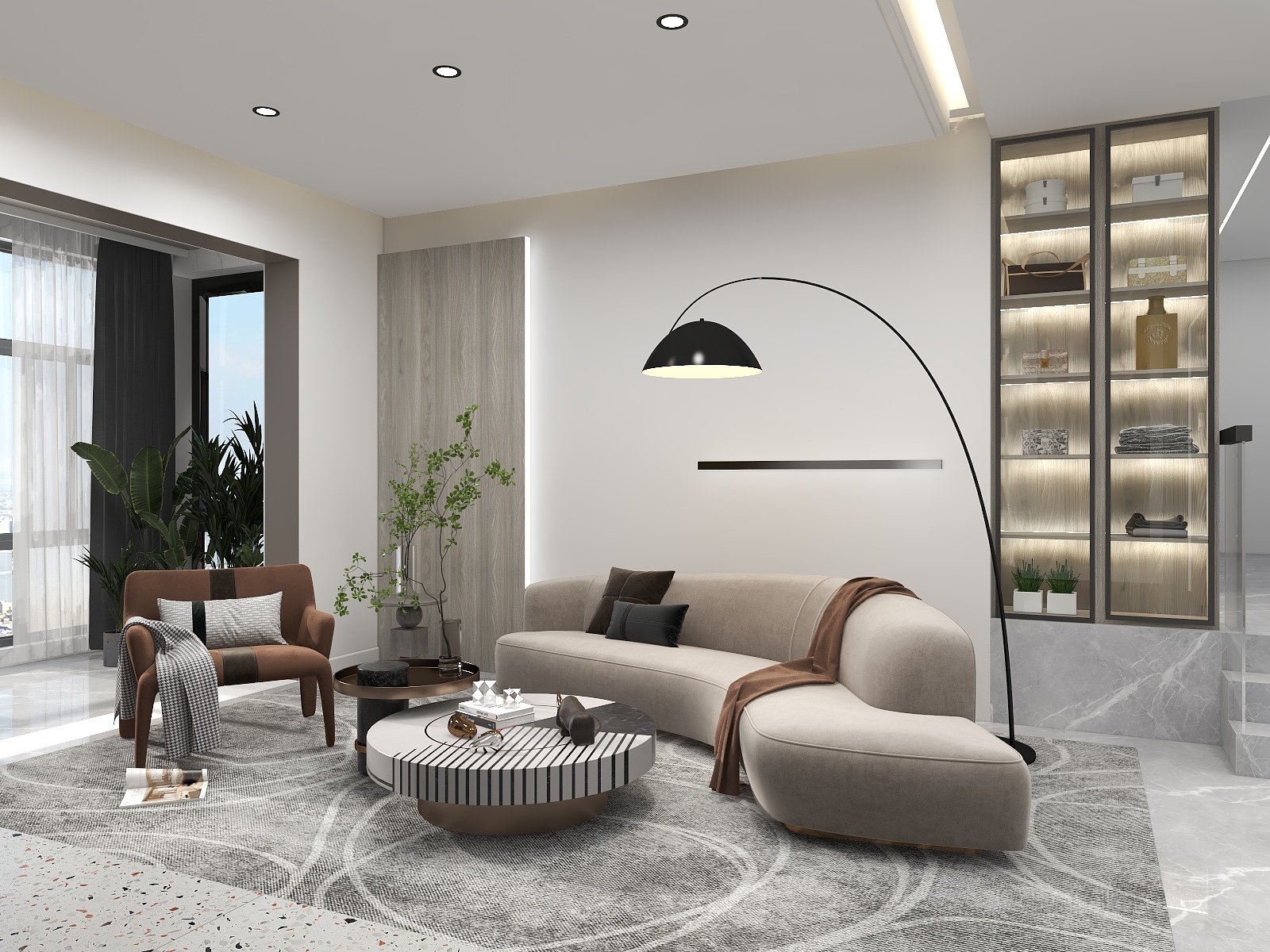 苏比阿瘦-简约背景墙设计-装修设计方案