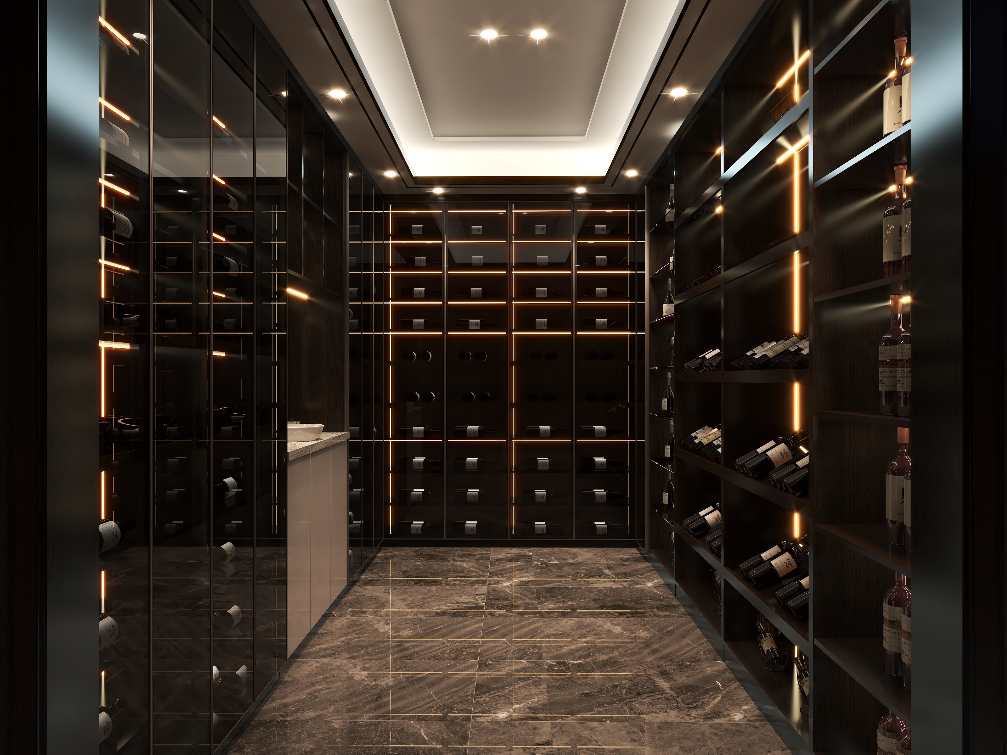 苏比阿瘦-酒窖-装修设计方案