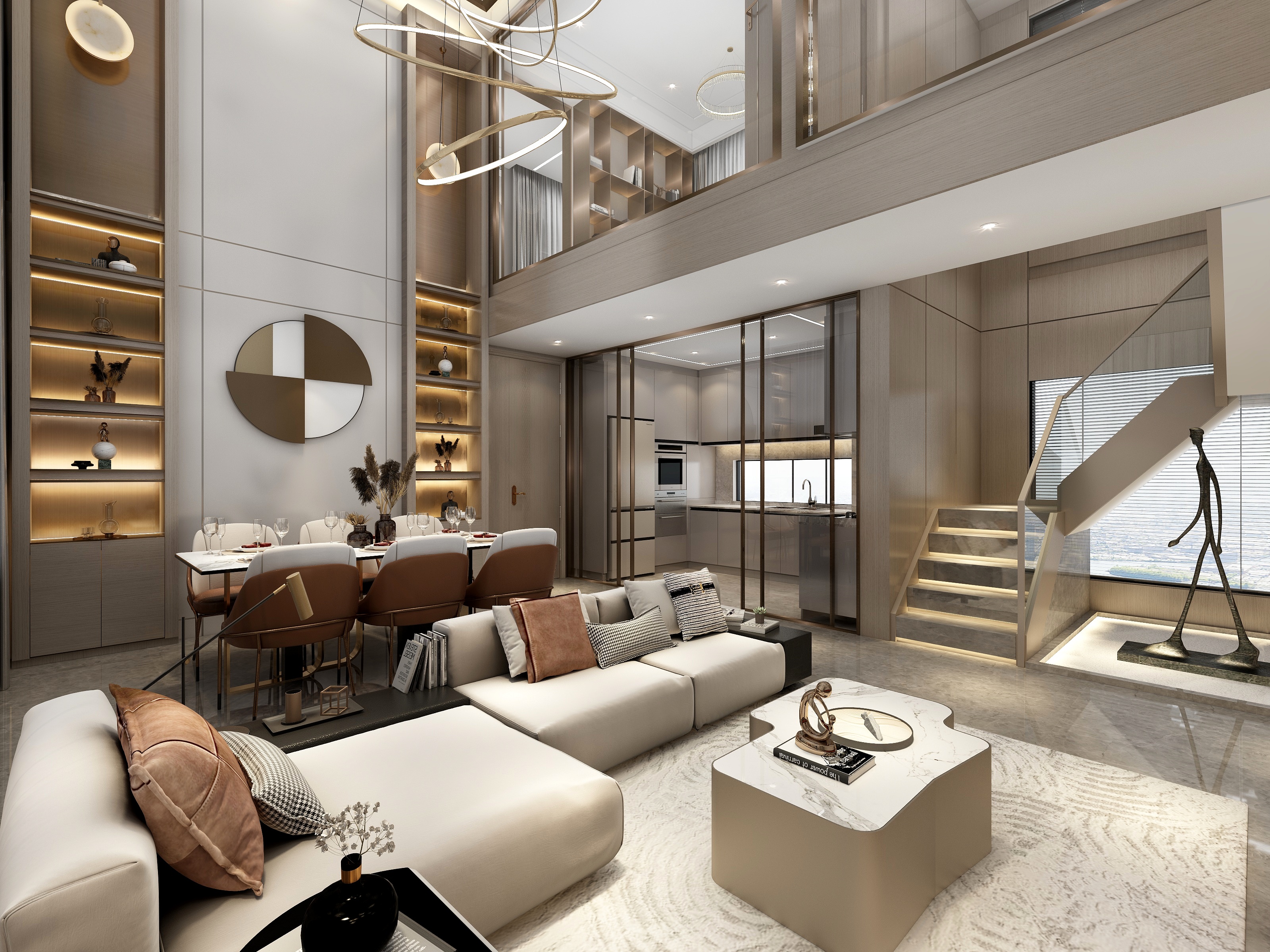 苏比阿瘦-《复式二层》壹悦府-若崖200m²-装修设计方案