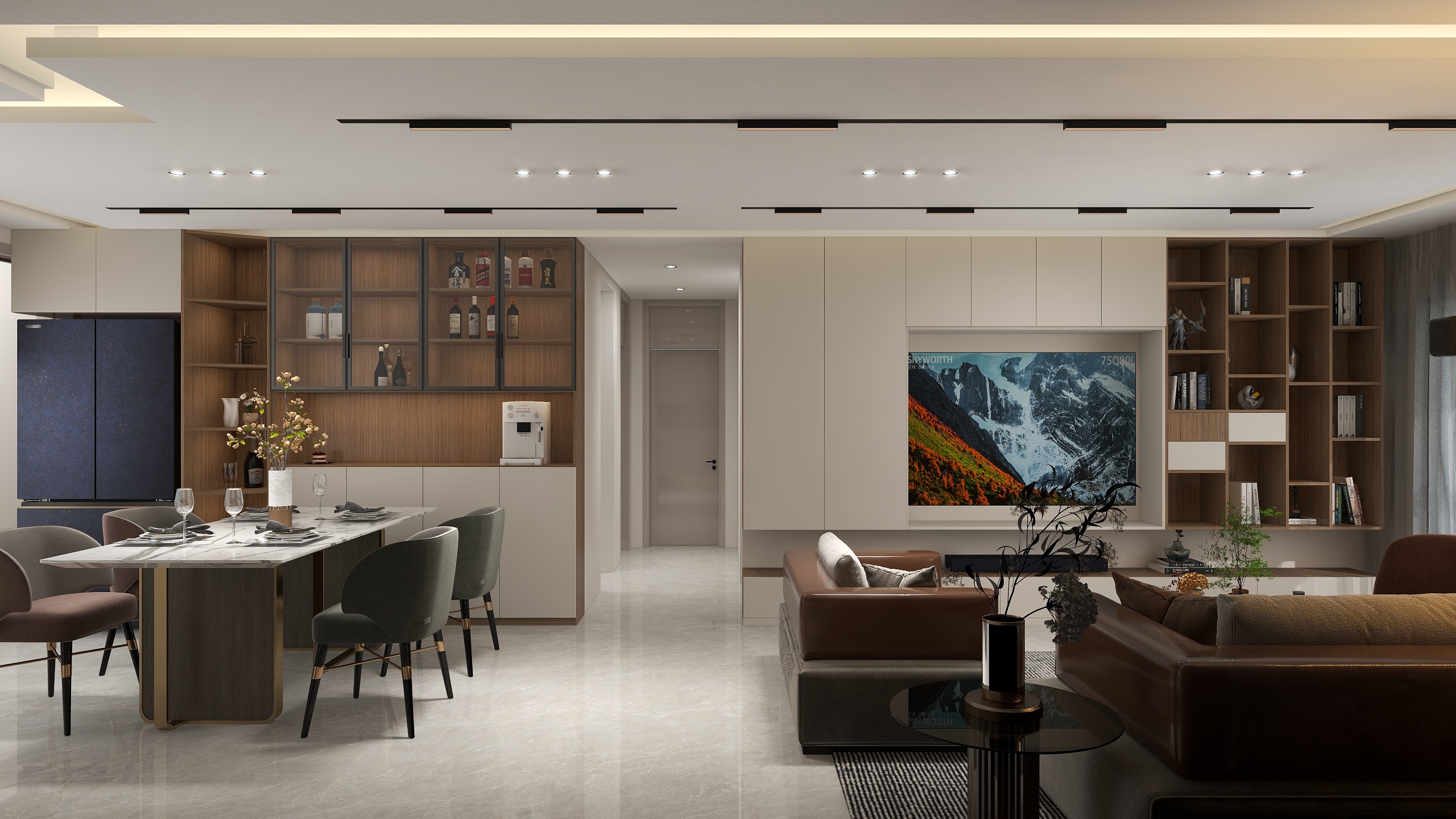 设计师a鑫-润熙府现代127㎡-装修设计方案