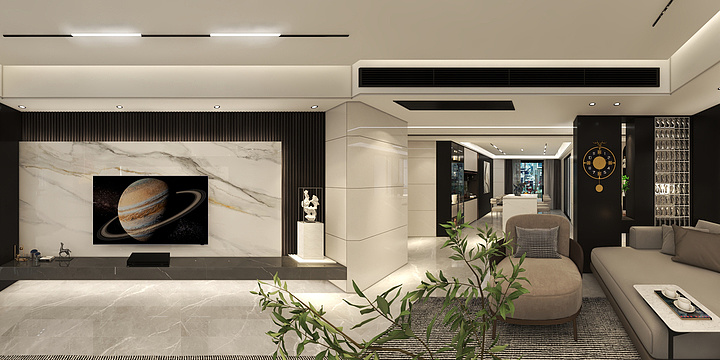 恒业设计-顺景豪庭3栋4梯1206-装修设计方案