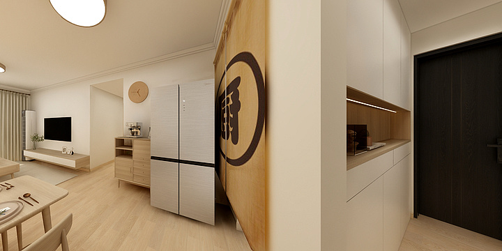 设计师蔡宗洁-新城瑞府7-1-902 105㎡开放式-装修设计方案