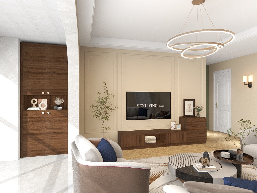 禾木居全屋定制安娜-125㎡3室-装修设计方案