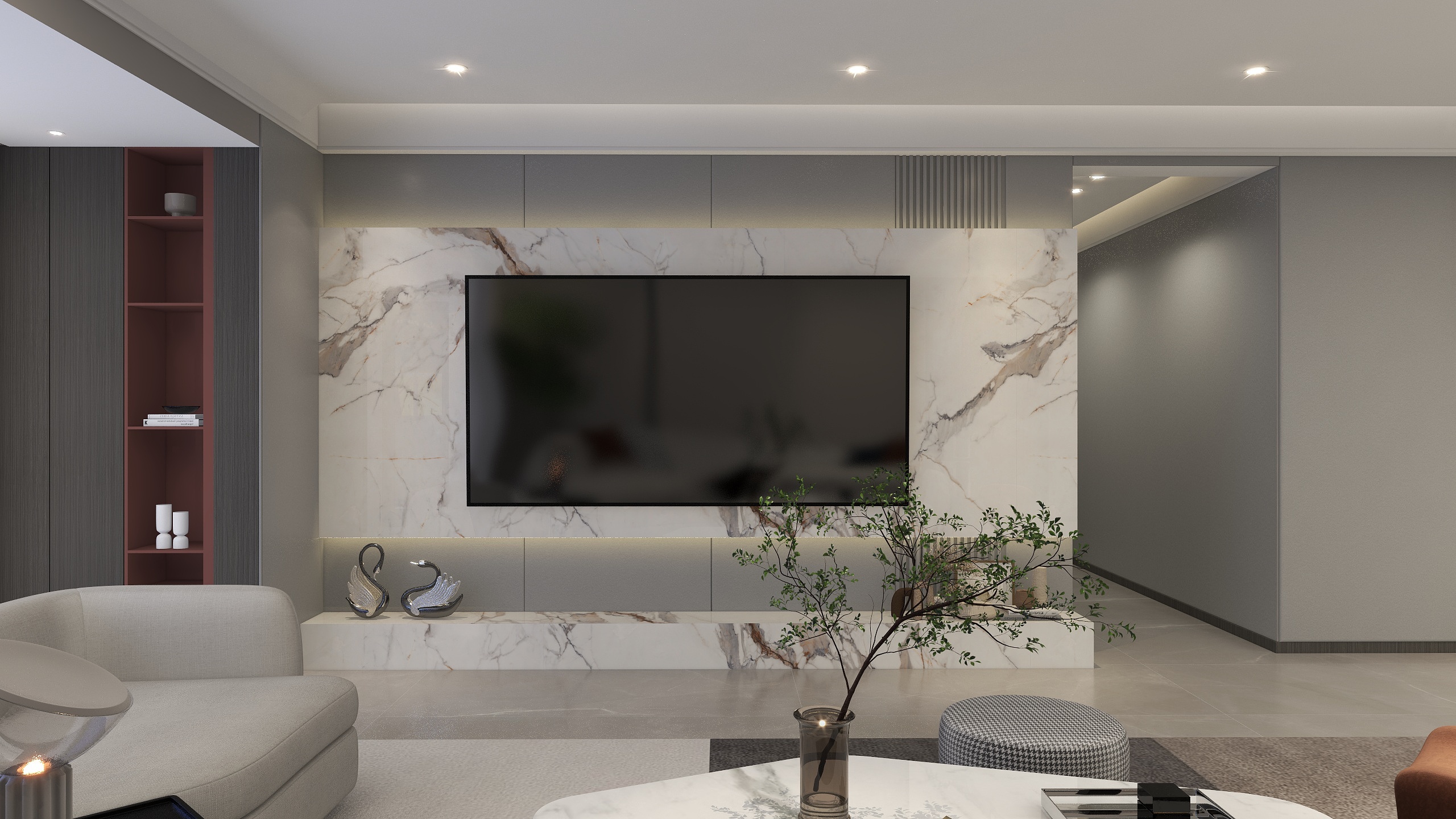 易盛装饰公司-一品4-1-1001.fdwg-装修设计方案