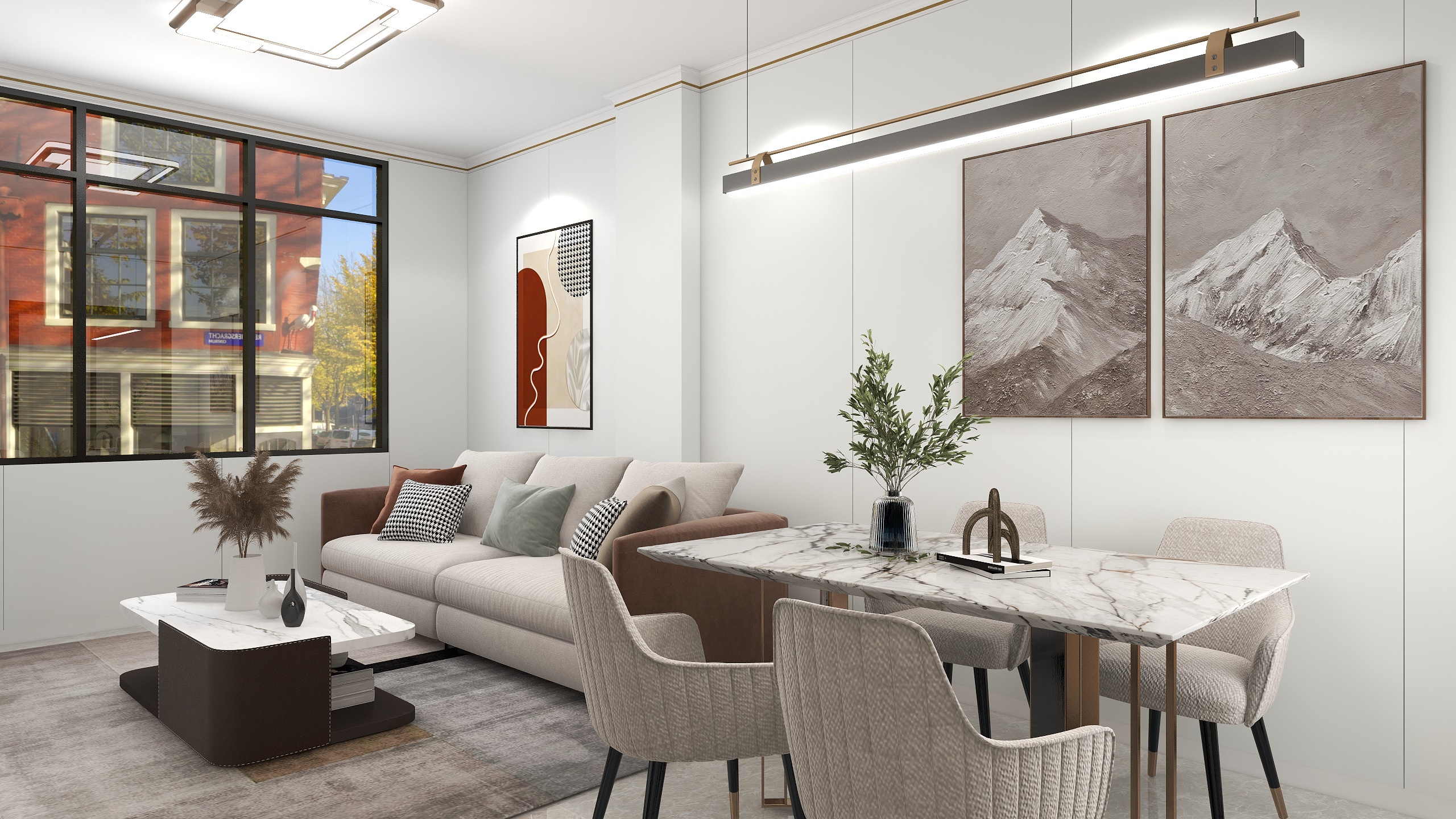 健明-57㎡2室-装修设计方案