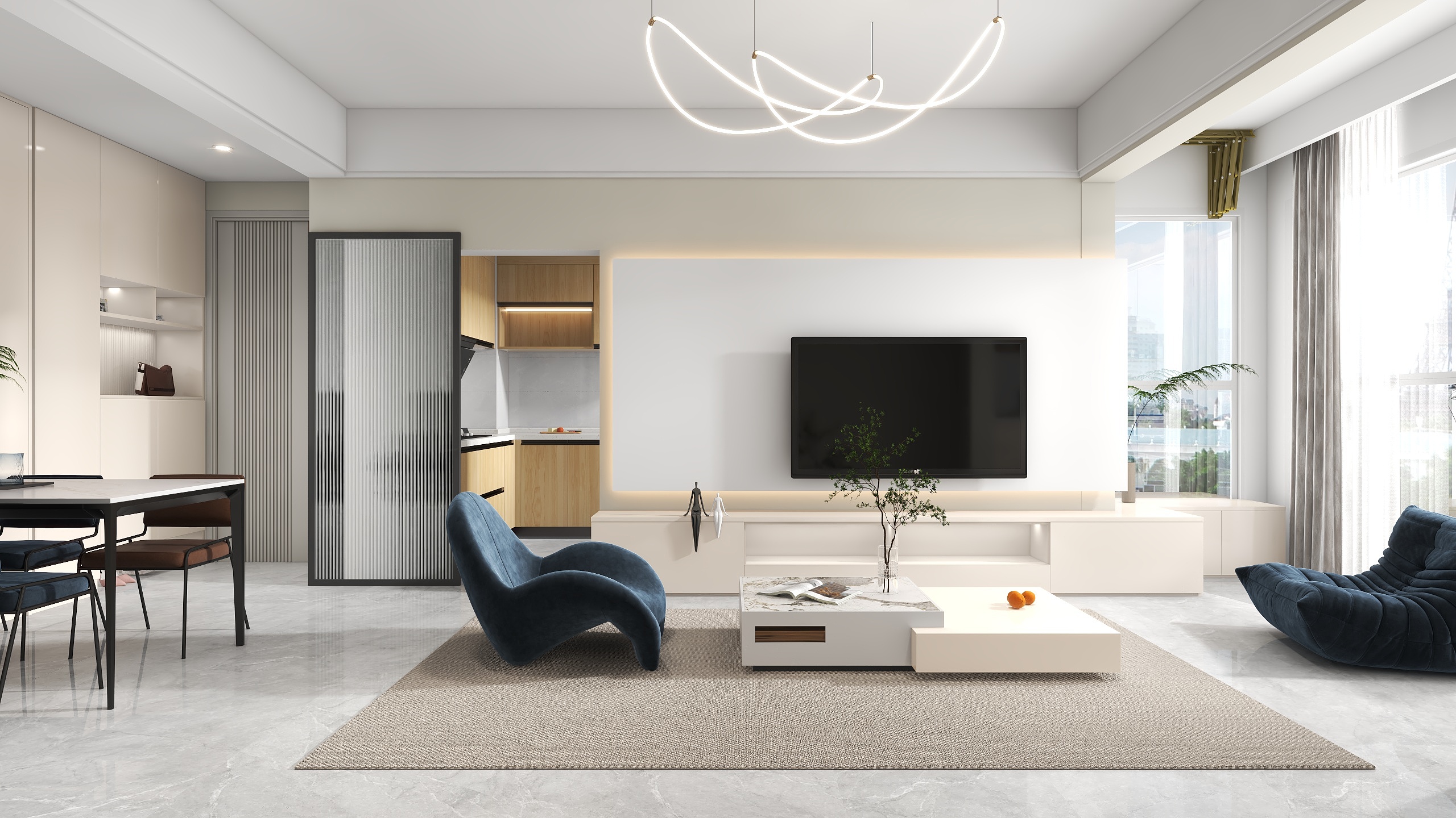 设计师袁伦-65㎡2室-装修设计方案