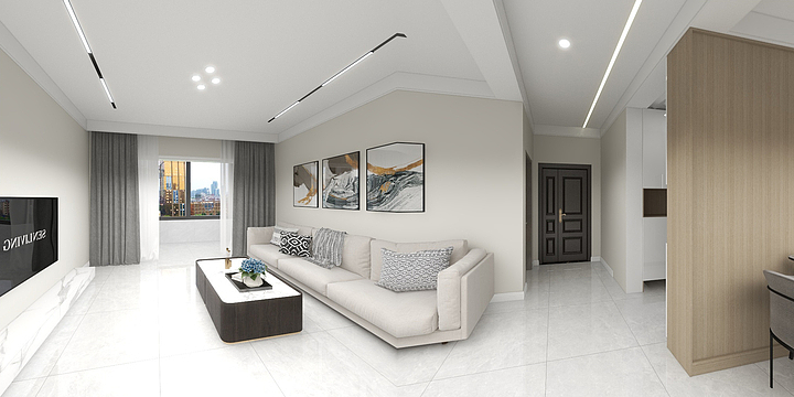 平邑雅丽Dssi-三村二 128平方-装修设计方案