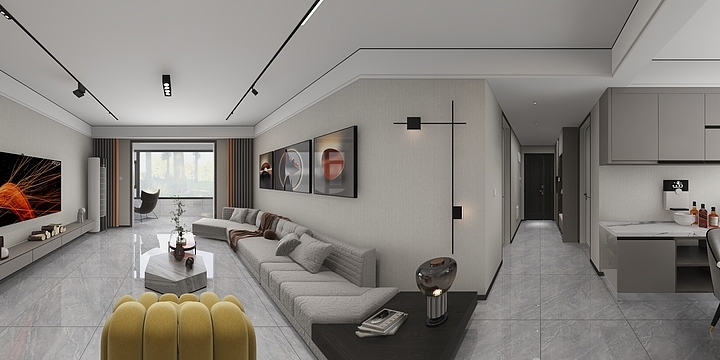 商度-DESIGN-华阳新城9-1-1803-装修设计方案