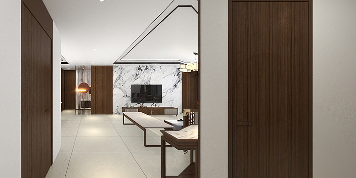 俗世中的旅客-武威新中式-副本-装修设计方案