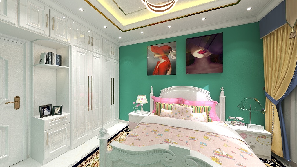 新疆金色空间装修有限公司-يەكەندىيارىمئائىلەقوروسى120-装修设计方案