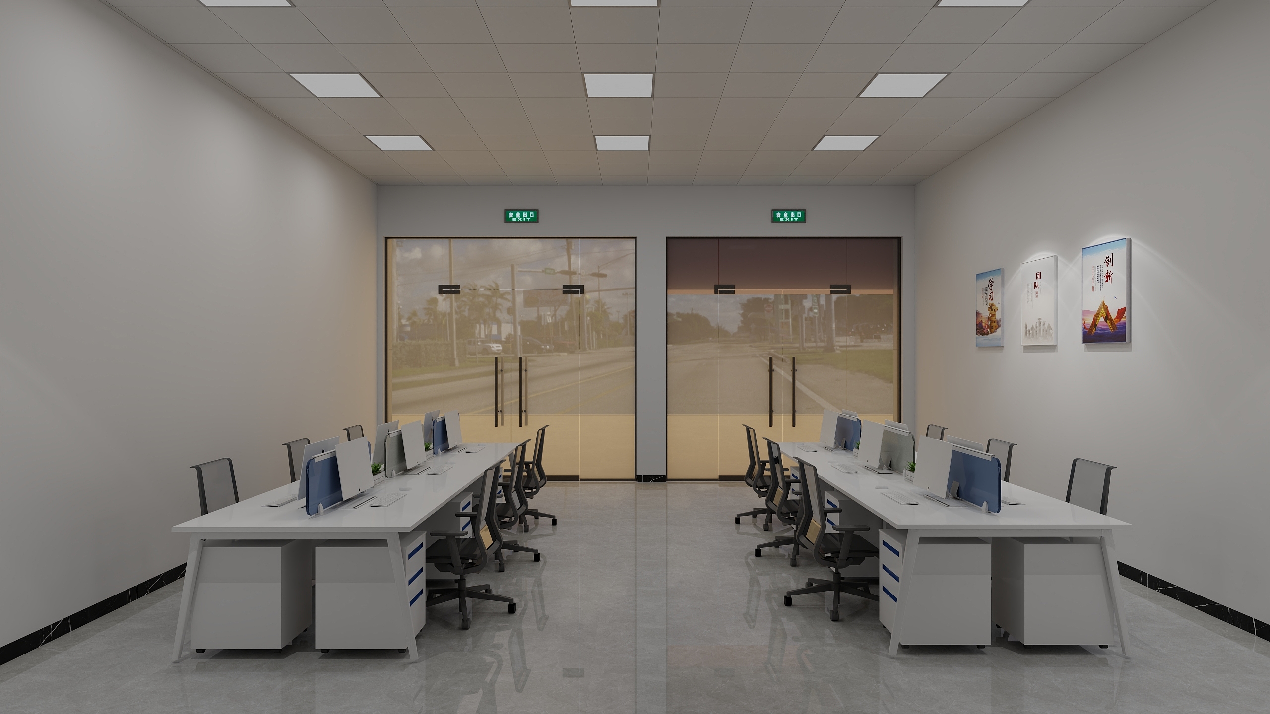 设计师袁伦-人力资源公司方案-装修设计方案