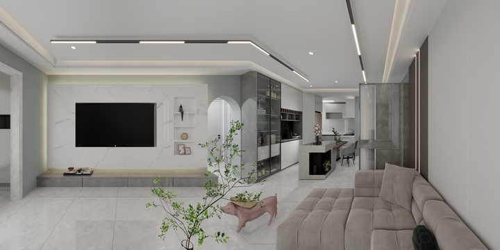 设计师燕子呀-现代简约001-装修设计方案