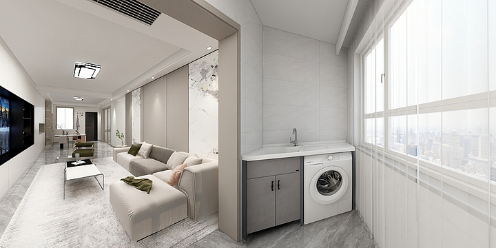 一个设计师i-现代风，润阳建材-装修设计方案