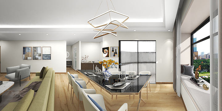 一泓Gluck-卓越蔚蓝山-装修设计方案