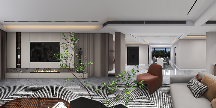 彼岸空间枫-浐灞金融201-装修设计方案