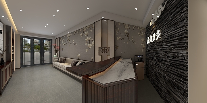 纸晴-艾灸-新中式-装修设计方案