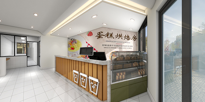 张国辉-聚贤楼-蛋糕店-装修设计方案