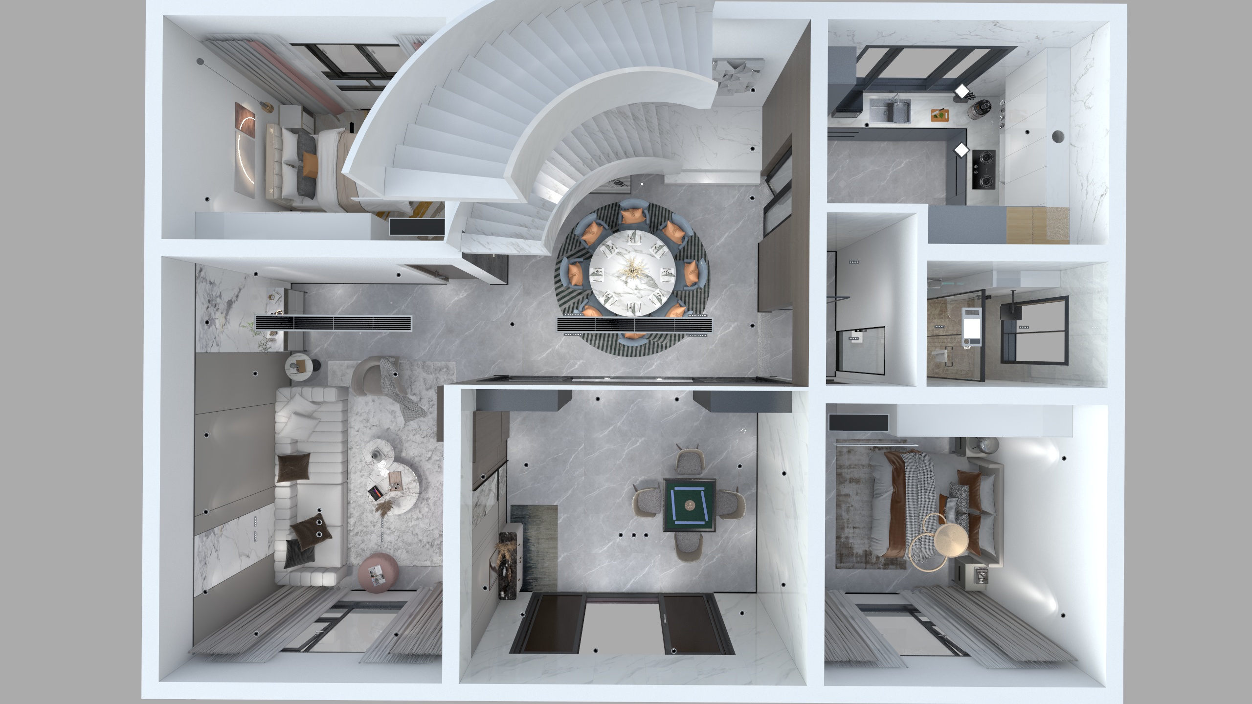 金地室内装饰-金地装饰-耿府-装修设计方案