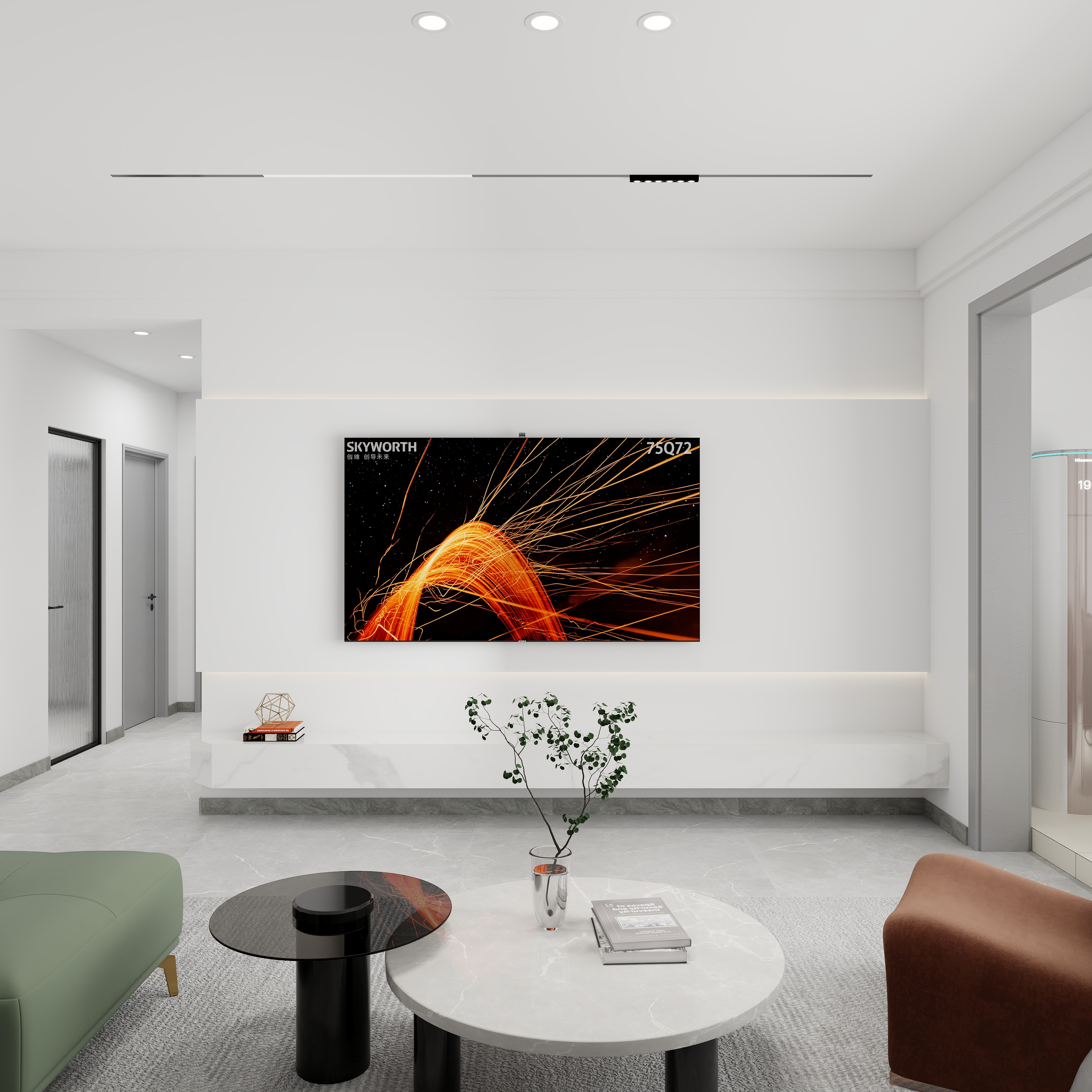 北海装修李工-天赐锦园130㎡四室-装修设计方案