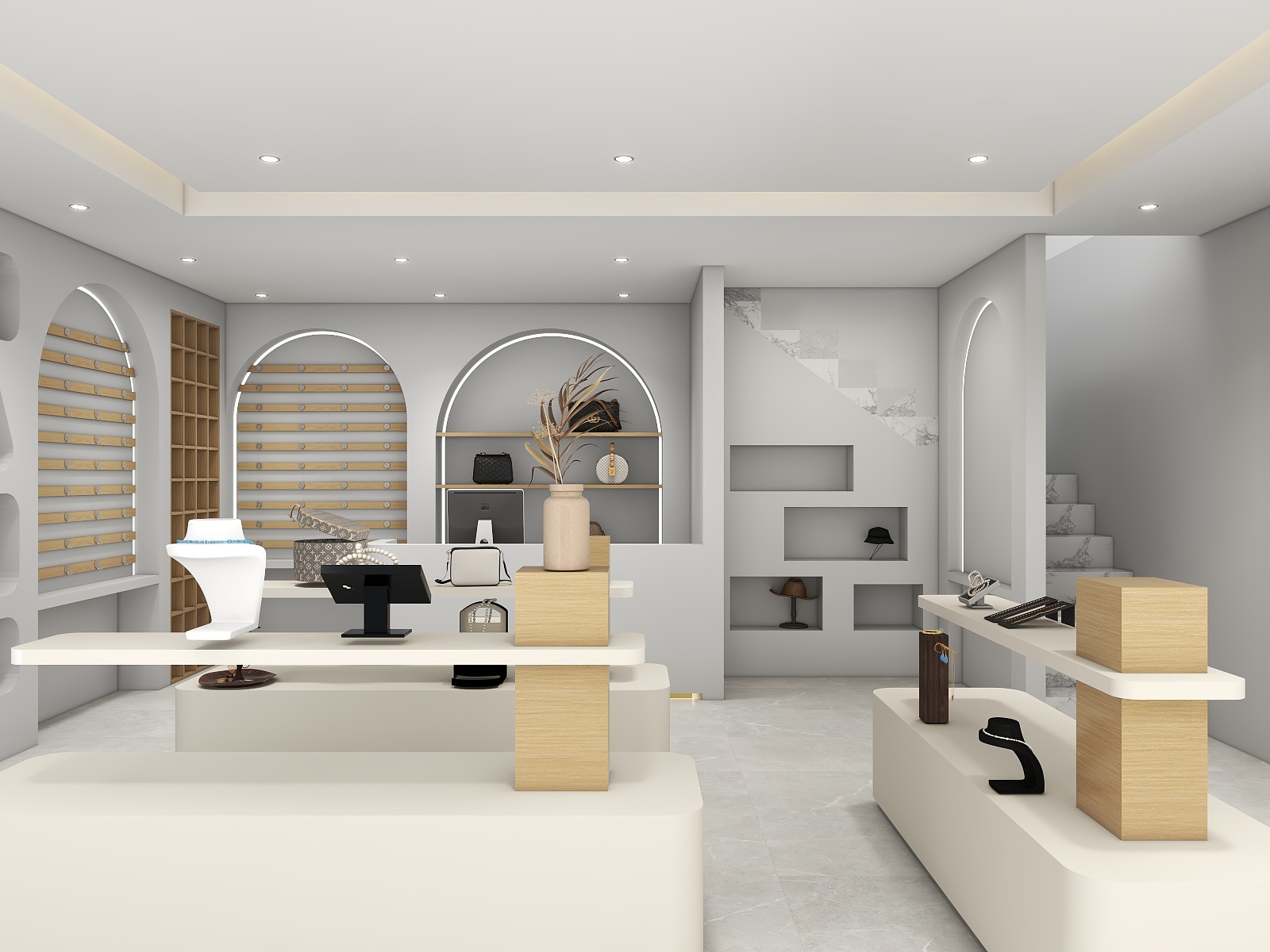 郑州未墨木作-饰品店-装修设计方案
