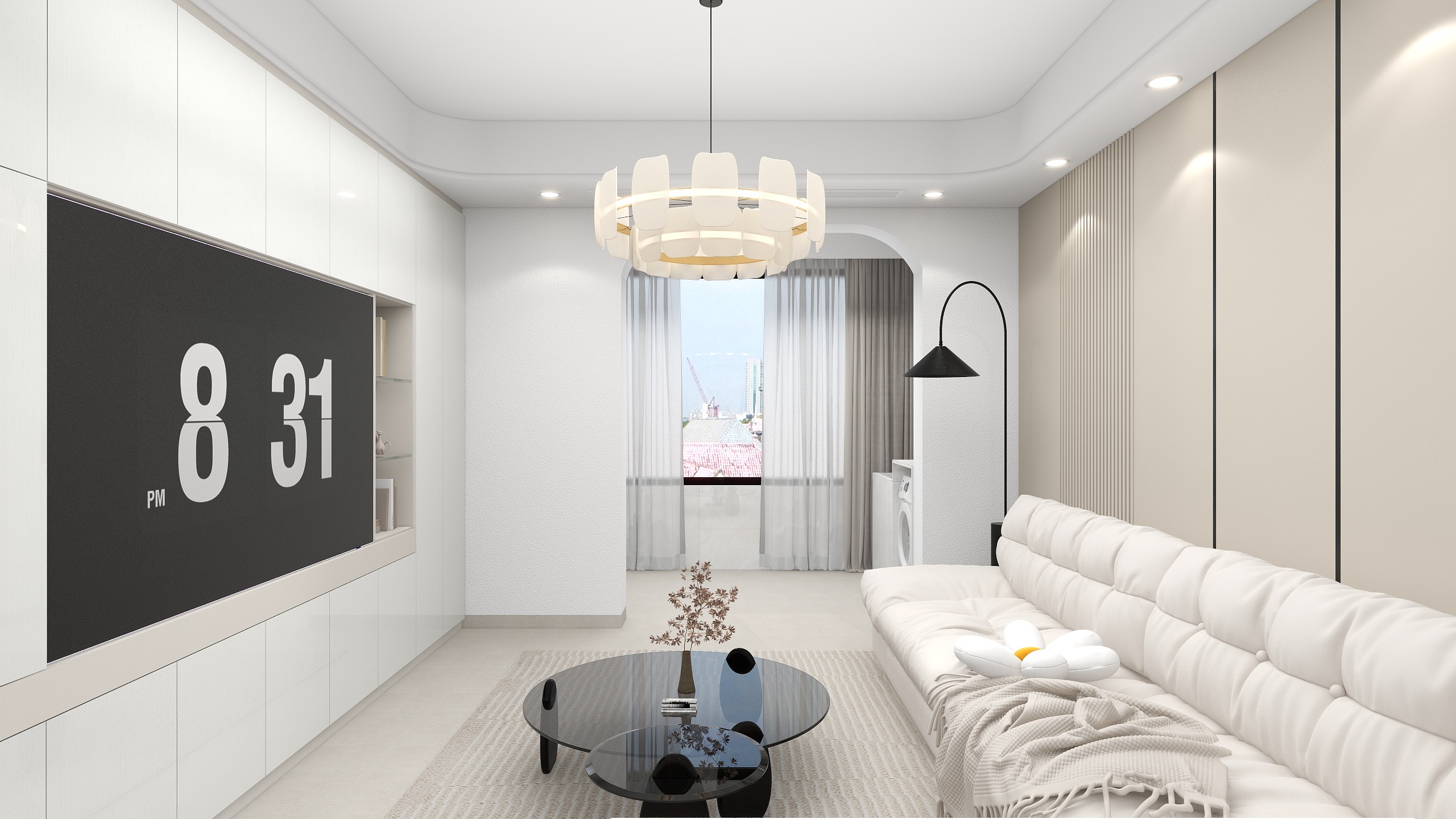 Z.霖-梅园公馆二居室现代简约-装修设计方案