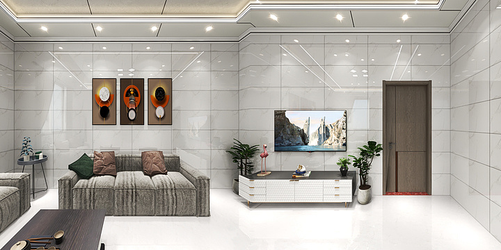 尚豪装饰设计-全吊蜂窝板天花2023.4.18-装修设计方案