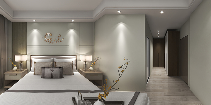 江西上饶铅山品格专卖店叶忠华-广宇万科公园里109㎡3室-装修设计方案