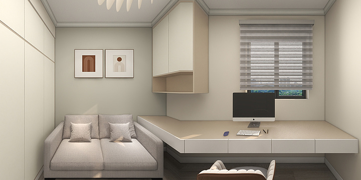 梦久空间设计-宋都*如意铭著*奶油风-装修设计方案