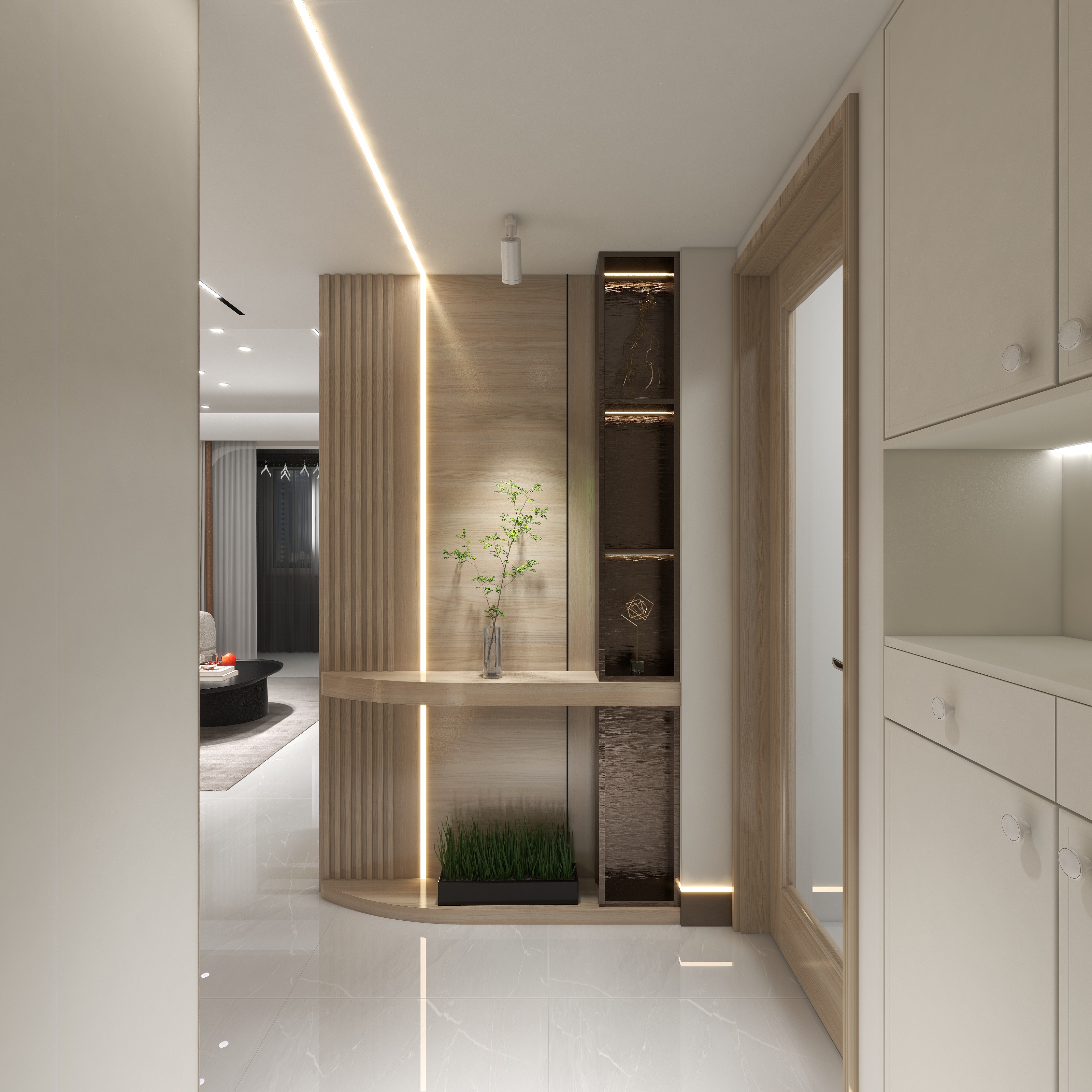 鸿弘设计工作室-汤泉馨苑79㎡3室-装修设计方案