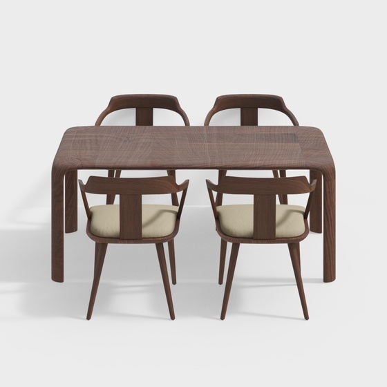 New Chinese Dining Table And Chair Combination