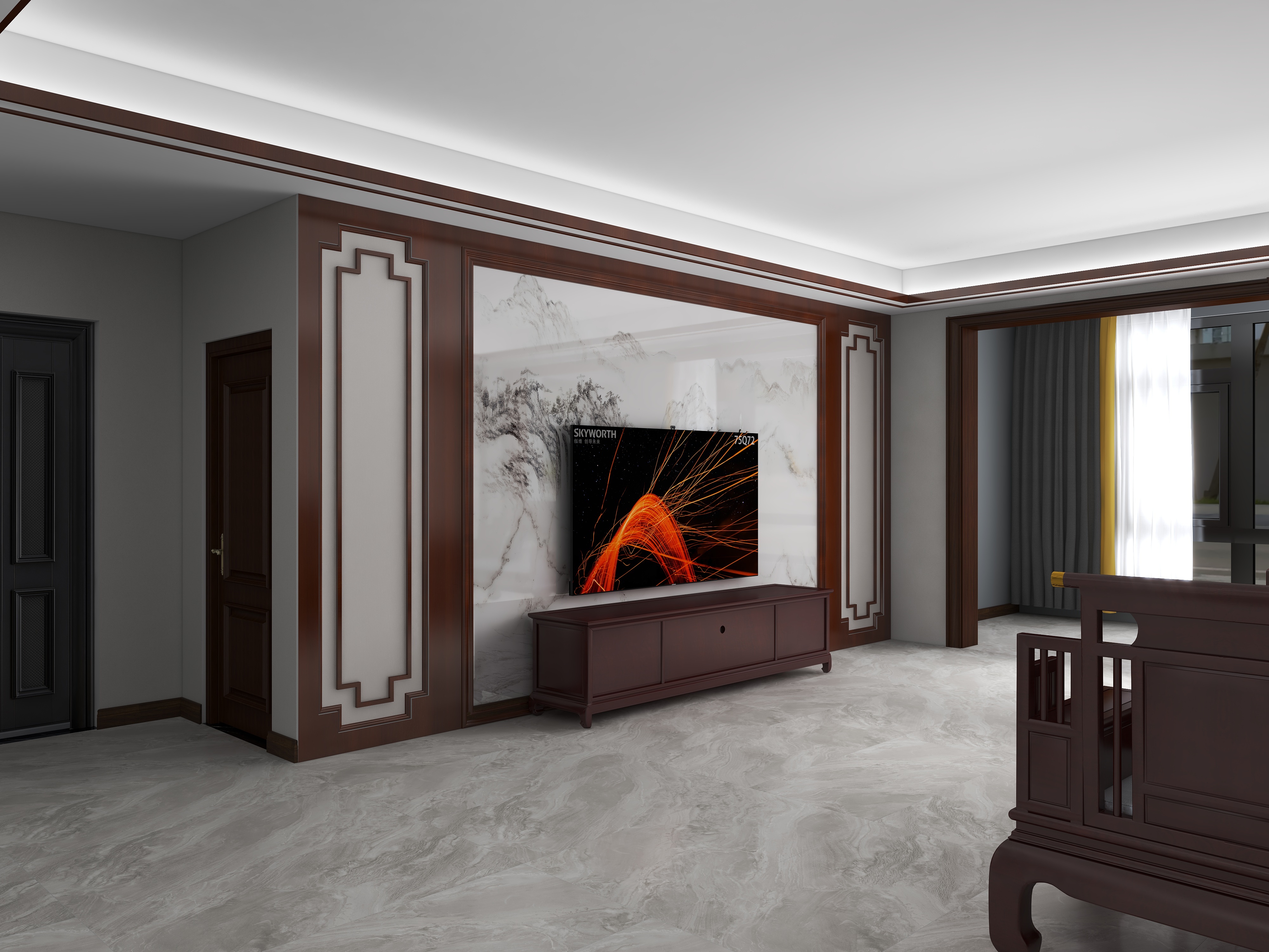 潍坊新铭鑫装饰装潢工程有限公司-碧桂4-1801-装修设计方案