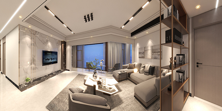 兴鸿泰_兴平-中天广场3号楼1#户型杨院长府邸-装修设计方案