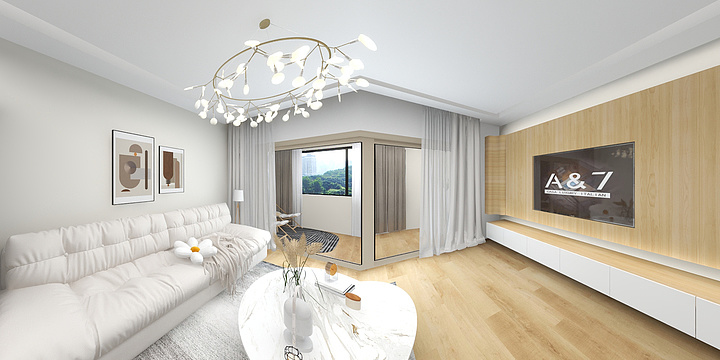 伽蓝bimz-保利东湾55㎡-装修设计方案