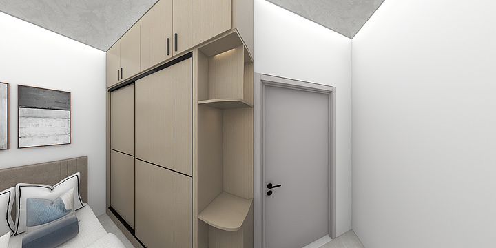 衣柜橱柜罗工-保利依城大观9-1204-装修设计方案