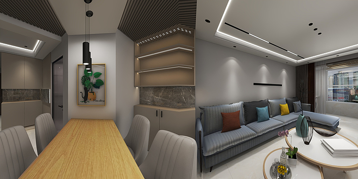 吕LV-13-1-801方案三-装修设计方案