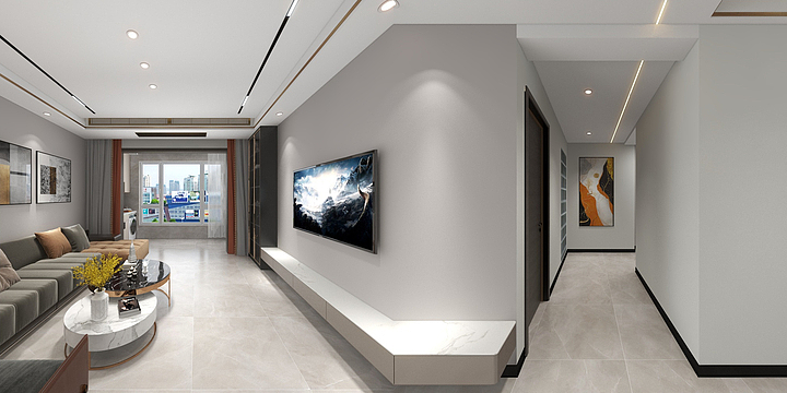 承誉装饰冯少-颐和名郡三居-装修设计方案